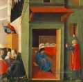 Geschichte von St Nikolaus Giving Mitgift drei armen Mädchen Renaissance Fra Angelico